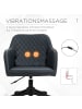 Vinsetto Massage Bürostuhl-57B x 70T x 78-86H cm-Anthrazitgrau