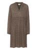 Kaffe Kleid KAbabett in Major Brown/Chalk Dot
