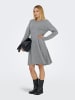 JDY Strickkleid in Light Grey Melange