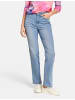 Gerry Weber Hose Jeans lang in Bleach Denim mit use