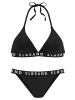 ELBSAND Triangel-Bikini in schwarz