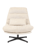 Beliani 3-tlg Sessel TOVIK in Beige/Schwarz