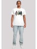 F4NT4STIC T-Shirt DC Comics Batman Comic Book Logo in weiß