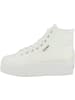 Superga Sneaker mid 2708 Hi Top Lame in beige