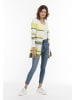 usha BLUE LABEL Damen Strick Cardigan in Weiss Grün