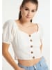 myMo Bluse in Weiss