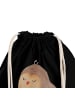 Mr. & Mrs. Panda Gym Bag Eule Zufrieden ohne Spruch in Schwarz