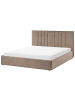 Beliani Doppelbett TARASCON in Beige - (W) 178 x (H) 103 x (L) 214 cm