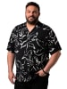 Men Plus Hemd in schwarz