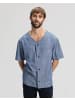 Lee Kurzarmhemd Baseball With Pkt in Light Wash Chambray