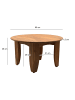 FineBuy Couchtisch in Braun / Akazie / 60x60x36
