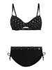 LASCANA Bügel-Bikini in schwarz-creme