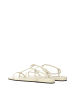 Jil Sander Beige Leder Flip-Flop Sandalen