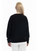 DreiMaster Maritim Sweatshirt Mit Rundhals in Schwarz