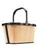 Reisenthel Carrybag - Einkaufskorb (cord dark matcha) in frame raffia black