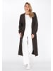 usha WHITE LABEL Women Cardigan in dark brown melange