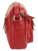 Samantha Look Umhängetasche echt Leder in rot
