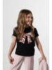 Coccodrillo T-Shirt mit kurzen Ärmeln in schwarz