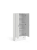 ebuy24 Kleiderschrank Spell Weiß 80 x 36 cm
