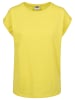 Urban Classics Urban Classics Damen Ladies Extended Shoulder Tee in brightyellow