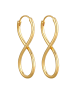 Elli Ohrringe 925 Sterling Silber Infinity in Gold