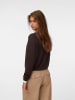 Vero Moda Strickjacke in Chocolate Torte