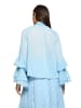Vera Mont Chiffonbluse mit Volant in Soft Sky