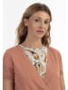Albee Women Strick Pullover in Beige Rosa