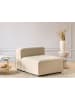 Beliani Sofaelement ARDAL in Beige/Schwarz - (W) 88 x (H) 68 x (L) 120 cm