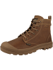 Palladium Schnürboots Pampa Zip Leather Legacy in braun