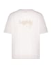 CARTOON Baumwollshirt mit Rundhalsausschnitt in Patch Cream/Nature