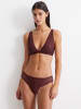 Marc O'Polo Bralette Timeless Lace in deep ruby