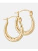 Vanlere Creolen aus 375 Gelbgold