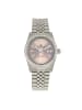 Empress Constance Automatik-Armbanduhr mit Datumsanzeige in Silver/Pewter