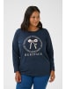 KAFFE curve Sweatshirt KCelina Loose fit in Midnight Marine