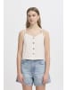 ICHI Ärmellose Bluse IHLINNO Loose fit in Cloud Dancer
