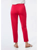 GOLDNER Kurzgröße:  Stoffhose Elegante 7/8-Schlupfhose SARA in rot