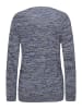 GOLDNER Pullover mit Glanzgarn in blau / melange