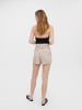 Vero Moda Short in Silver Mink-WHITE