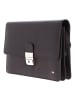 Golden Head Polo Herrentasche Handgelenktasche Leder 23 cm in dunkelbraun