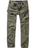 Brandit Cargohose "Adven Slim Fit Pants" in Grün