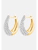 Ethische Diamanten Ohrringe aus 375 Gelbgold mit Lab Grown Diamant