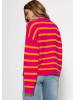 SASSYCLASSY Cardigan mit Streifen in Pink