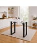 VCM  Holz Bartisch Stehtisch Tisch Tresen Xona 140x50 in Schwarz / Weiß