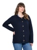 Ulla Popken Strickjacke in navy blau