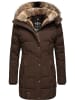 Marikoo Wintermantel Lieblings Jacke in Dark Brown