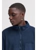 BLEND Fleecejacke BHBROOKS Sweatshirt halfzipp in Blau