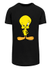 F4NT4STIC Long Cut T-Shirt Looney Tunes Angry Tweety' in schwarz