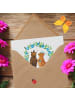 Mr. & Mrs. Panda Einladungskarte Bären Hochzeit mit Spruch in Weiß