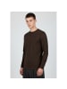 Karl Lagerfeld Langarmshirt 755001 in dunkelbraun